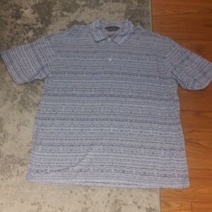 Men's Purple Patterned Polo Shirt